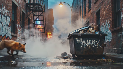 Fox & Owl Hoodie Urban Legends